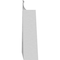 Ekena Millwork Acorn Architectural Grade PVC Pediment, 48"W x 12"H x 2-3/4"P (Pitch 6/12) PEDPS048X120ACR00 - alternate 3